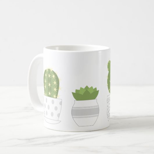 Cactus-Mokken Koffiemok (Voorkant links)