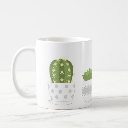 Cactus-Mokken Koffiemok (Links)
