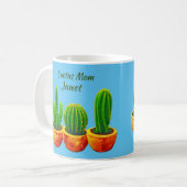 Cactus Mom Gepersonaliseerde Koffie Mok Cup (Voorkant links)