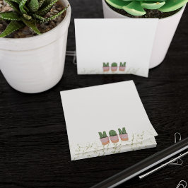 Cactus Mom Plant Mom Succulent Post it Notes