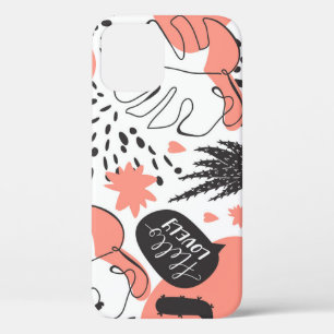 Cactus, monstera: modern naadloos patroon. Case-Mate iPhone case
