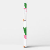 Cactus naadloos  patroon, herhaalde oranje Case-Mate iPhone case (Achterkant / Links)