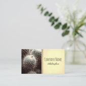 Cactus natuur planten Sepia dubbelzijdig op maat Visitekaartje (Staand voorkant)