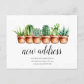 Cactus New Address We hebben House Announcement ve Aankondigingskaart (Voorkant)