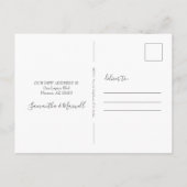 Cactus New Home Holiday Moving Announcemet Briefkaart (Achterkant)