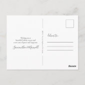 Cactus Nieuw Home Sweet Home Bewegende aankondigin Briefkaart (Achterkant)