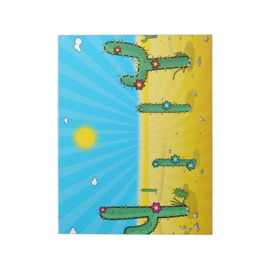 Cactus Notitieblok (Linkerzijde)