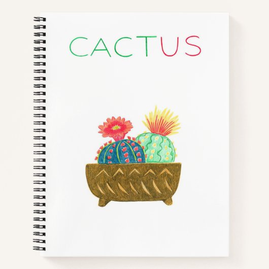 Cactus Notitieboek (Voorkant)