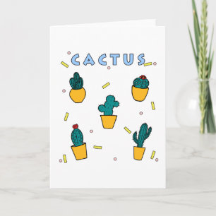 Cactus Notitiekaartje