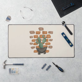 Cactus Oasis: Brick Wall Decor geïnspireerd door N Bureaumat