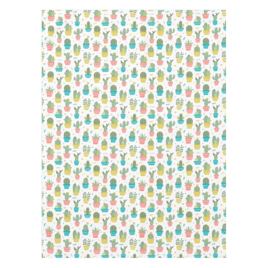 Cactus of pots tafelkleed (Voorkant)