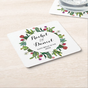 Cactus Onderzetter Trouwfeest Cacti Fiesta