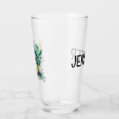 Cactus ontwerp met kleurrijke splatters glas (Links)