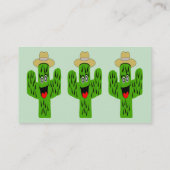 Cactus ontwerp visitekaartje (Achterkant)