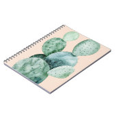 Cactus op koraal notitieboek (Linkerzijde)