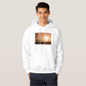 Cactus op woestijn hoodie (Voorkant volledig)