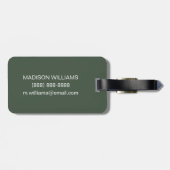 Cactus Oranje bloesems Bagagelabel (Achterkant horizontaal)