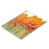 Cactus Oranje bloesems Notitieboek (Linkerzijde)