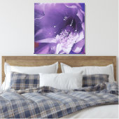 Cactus Orchid Indigo Touch Canvas Afdruk (Insitu (Slaapkamer))