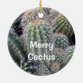 Cactus-Ornament Keramisch Ornament (Achterkant)