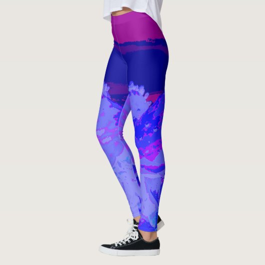 Cactus paars leggings (Links)
