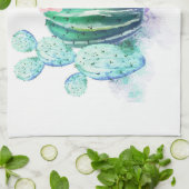 Cactus Painted Theedoek (Gevouwen)