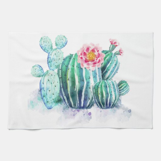 Cactus Painted Theedoek (Horizontaal)