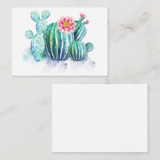 Cactus Painted Visitekaartje (Voorkant / Achterkant)