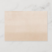 Cactus pampas boho bohemian boeken voor baby showe informatiekaartje (Achterkant)