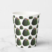 Cactus Paper Cups - Optionele personalisatie Papieren Bekers (Rechts)