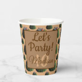 Cactus papieren bekers (Links)