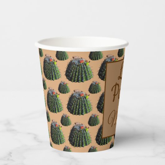 Cactus papieren bekers (Voorkant)