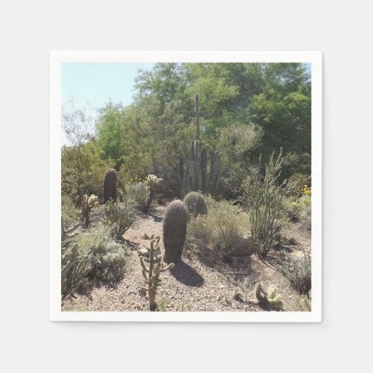 Cactus papieren servet (Voorkant)