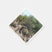 Cactus papieren servet (Hoek)