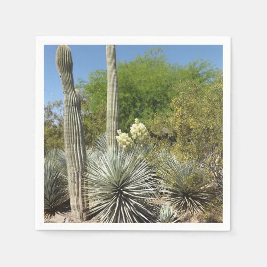 Cactus papieren servet (Voorkant)