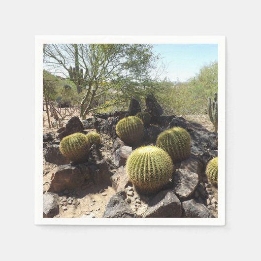Cactus papieren servet (Voorkant)