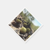 Cactus papieren servet (Hoek)