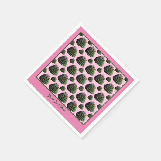 Cactus Papieren servetten (Hoek)