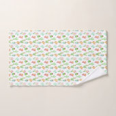 Cactus Pastel Waterverf Patroon Bad Handdoek (Handdoek)