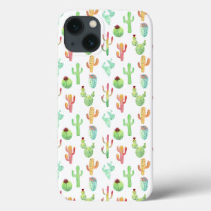 Cactus Pastel Waterverf Patroon Case-Mate iPhone Case