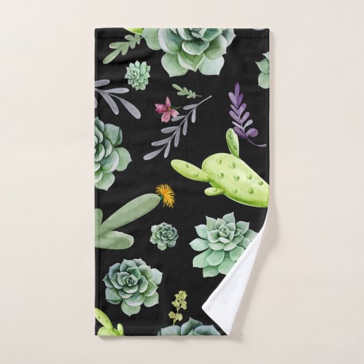 Cactus Patroon 2 Bad Handdoek (Handdoek)