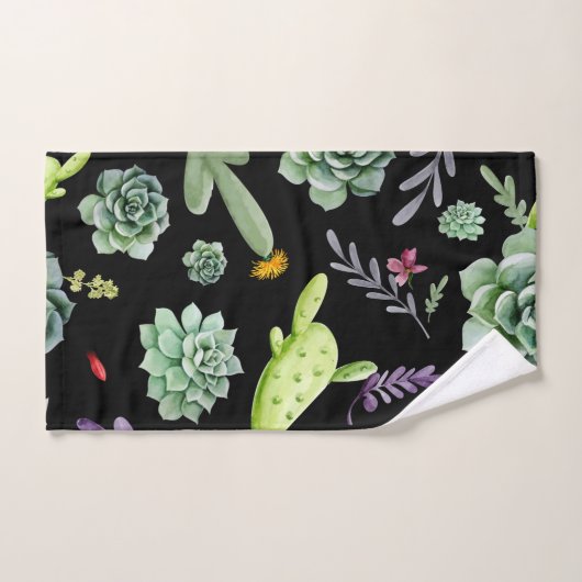 Cactus Patroon 2 Bad Handdoek (Handdoek)