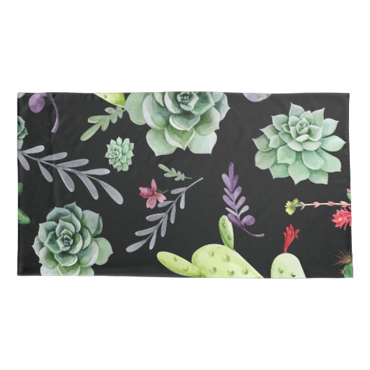 Cactus Patroon 2 Kussensloop (Achterkant)