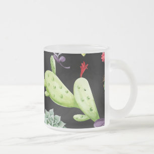 Cactus Patroon 2 Matglas Koffiemok