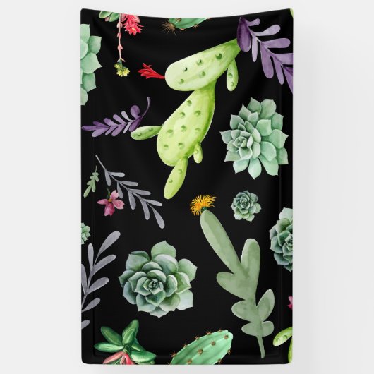 Cactus Patroon 2 Spandoek (Verticaal)