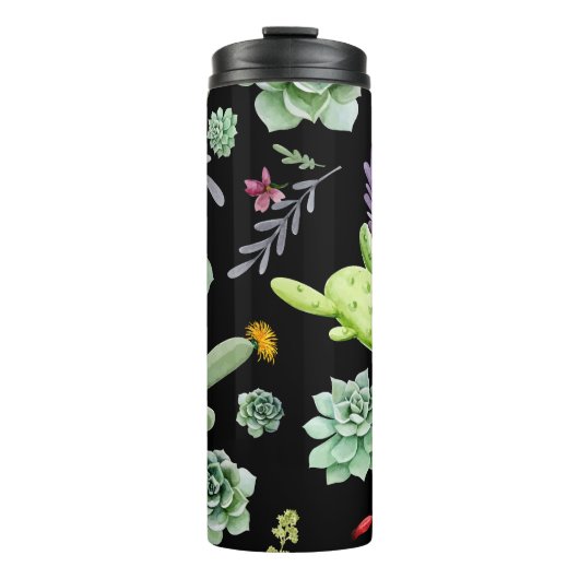 Cactus Patroon 2 Thermosbeker (Voorkant)