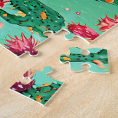 Cactus Patroon 2 Vet en mooie puzzel (Zijkant)