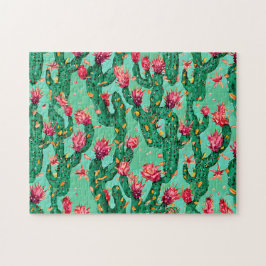 Cactus Patroon 2 Vet en mooie puzzel