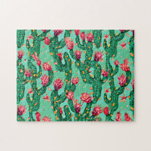 Cactus Patroon 2 Vet en mooie puzzel