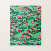 Cactus Patroon 2 Vet en mooie puzzel (Verticaal)